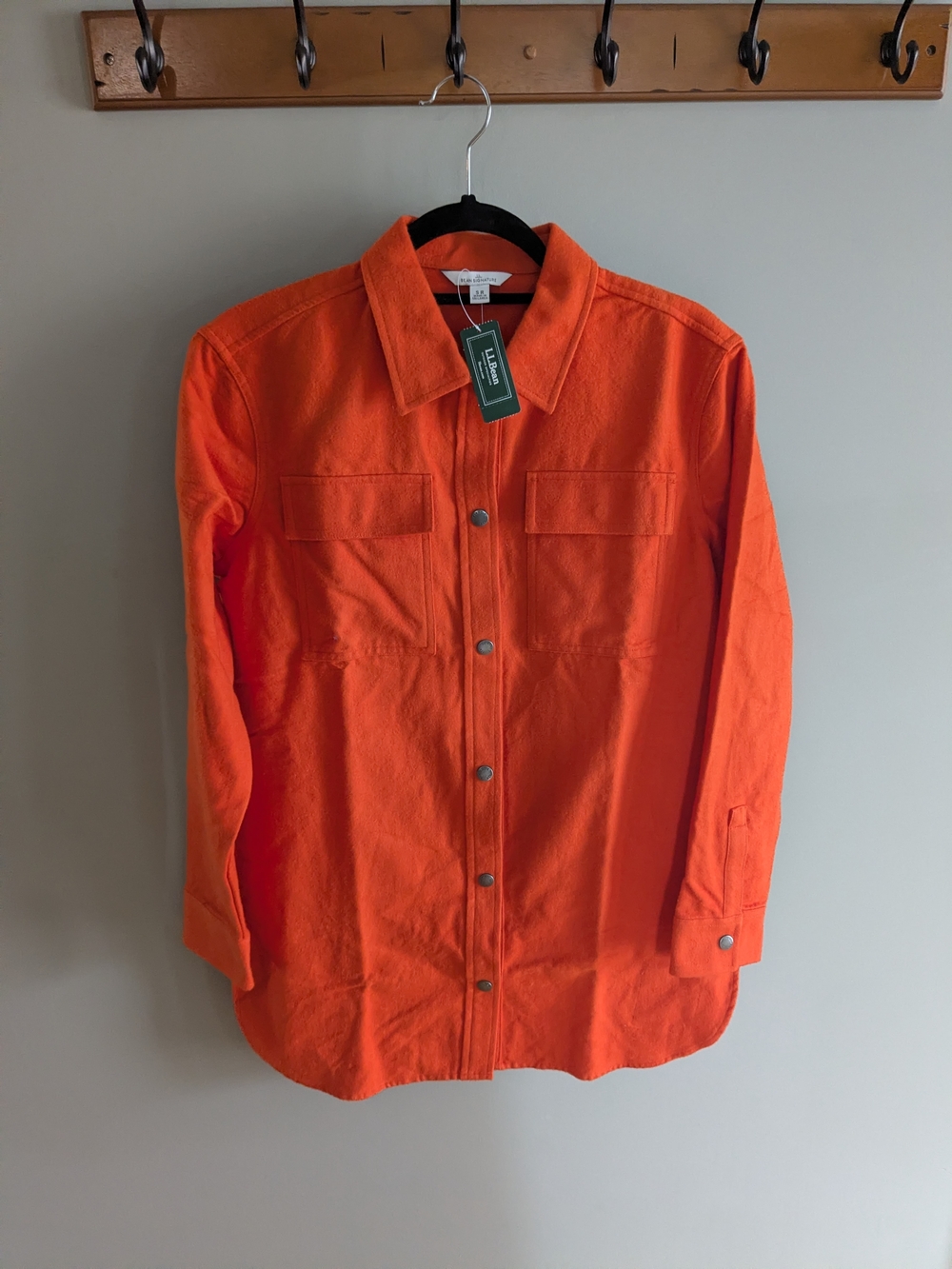 NWT Women's L. L. Bean Cotton Flannel Shirt